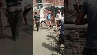 Slab Casting Work ( Building construction work NFC New Delhi)