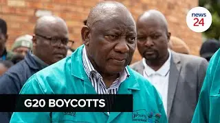 WATCH |  'Boycott politics never work', Ramaphosa says as Trump skips G20 Summit