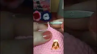 Borde para un toque diferente en nuestros tulipanes a crochet Corazones 🌺 #lacocineracrochetera