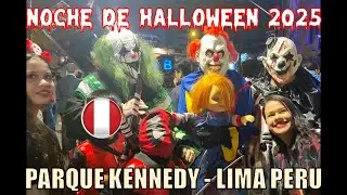 Noche de Halloween 2024 en el Parque Kennedy de Miraflores Lima Perú | Noche de Brujas, Disfraces