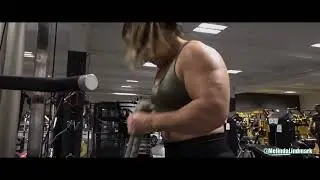 Melinda Lindmark and her SUPER BIG ARMS