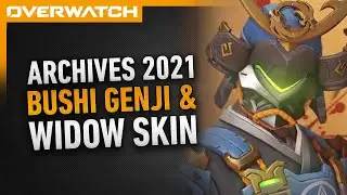 Overwatch BUSHI GENJI SKIN & Mousquetaire Widowmaker | ★ Overwatch Archives 2021