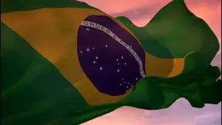 Brazil waving flag videos free download in full HD