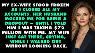 They Mocked Me As I Closed My Accounts — My Ex-Wife Cried When I Took $72 Million