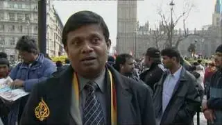 Tamils take to the streets in London