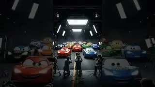 Lighting McQueen Behind The Scene 🤯 #viral #shorts #trending #cars