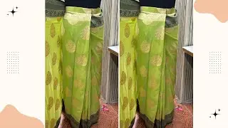 Readymade saree stitch Tips and Tricks #redymadesaree #sareestitching 