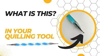What is the ball shaped tool in your quilling tool for?