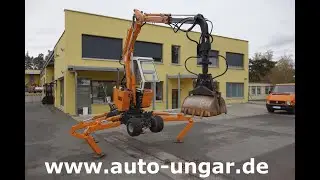 Kiefer Boki Friedhofsbagger 2051 Baujahr 2005 3Rad  www.auto-ungar.de