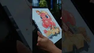 Seamless workflow between Procreate and #ProcreateDreams achieved simply by dragging and dropping ✨