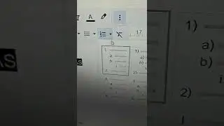 Editar el documento de Google Drive online y cambiar las viñetas por letras minúsculas