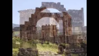 Roman ruins in DJEMILA  ALGERIA