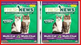 Quality product -  Fresh News Recycled Paper Crumble Multi-Cat Litter 14 Pounds