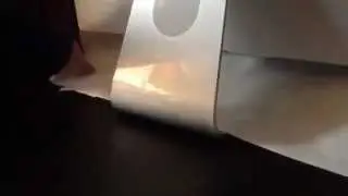 Unboxing of the new imac and first boot up