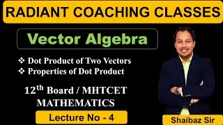 Vector(L-4) I Class 12th Maharashtra Board I Radiant Coaching Classes