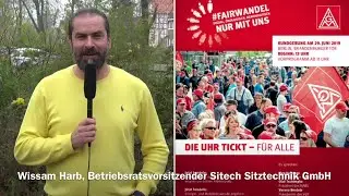 #Fairwandel - Ich fahre nach Berlin, weil... (Wissam Harb, SITECH Sitztechnik GmbH)