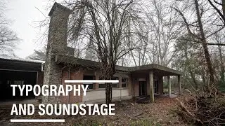 Abandoned sound stage and luxury house.