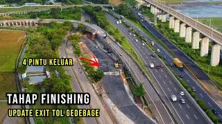 Tahap Finishing Exit TOL Gedebage Summarecon Pemasangan Pagar Pembatas