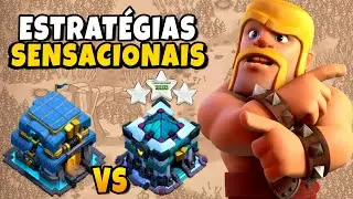MELHORES ATAQUES PARA DAR PT EM CV13 SENDO CV12 | Clash Of Clans