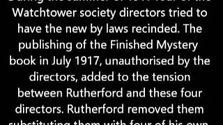 JW's Who was the FDS in 1919