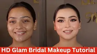 How to do GLOSSY BRIDAL makeup in simple steps #makeup #tutorial
