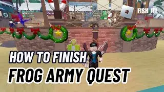 HIDDEN NPC?! - How to find Frog Commander & start Frog Army quest in Fish It Roblox