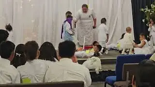 Vasega Amata Present Tavita ma Koliata | Full Samoan Skit 🇼🇸 | White Sunday 2025 💚