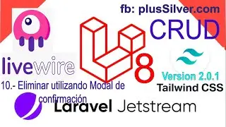 10.- TALL Eliminar con modal de confirmación, CRUD Laravel, Jetstream-Livewire