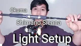 #fishing #okuma #ShimanoSienna LIGHT SET UP | FISHING ROD OKUMA 10~30g : REEL SIENNA 2500HG : 20LBS