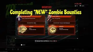 Infinite Warfare: Completing *NEW* Zombie Bounties!! with @izzyplayyz