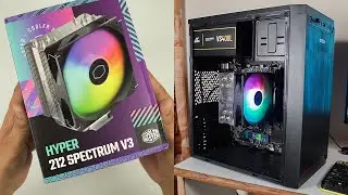 Cooler Master Hyper 212 Spectrum V3 CPU Cooler Unboxing (Probably The Best Budget CPU Cooler!)