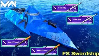 FS Swordship With 2x P-900 & 4x Akya Torpedoes Terror💥. Modern Warships Gameplay!