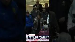 #Trump #Tower #NYC invaded￼￼ #protesting #shorts #news #youtubeshorts