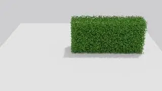 procedural hedges in blender