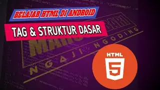 tutorial coding di android || belajar html dasar di android #1 - tag dan struktur dasar html