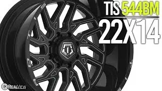 TIS 544BM: GLOSS BLACK MILLED ACCENTS, 22x14