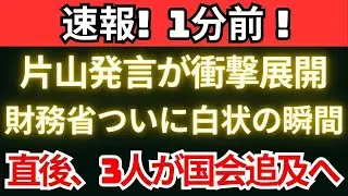片山発言が国会を揺らす！財務省&ldquo;白状の瞬間&rdquo;と直後3人追及の全内幕