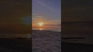 The horizon whispers in gold and violet &mdash; a moment of stillness by the sea.#nature #sunset #shorts