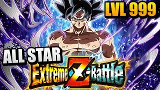 LVL 999 EZA ALL STAR RAID EVENT WITH A F2P TEAM (DBZ Dokkan Battle)