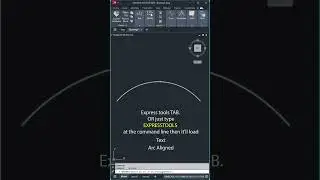 Curve text in AutoCAD, along Arc or Circle #shorts