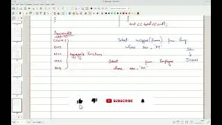 SQL & Relational Algebra for Aggregate Functions