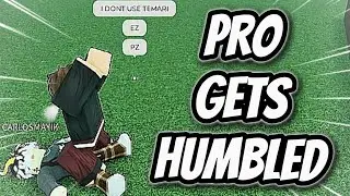 Toxic Pro Player GETS HUMBLED [ Rogue Demon Roblox ]