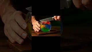 Jelly Logo cutting asmr video #satusfying #google #netflix #jelly