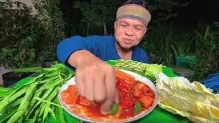 ตำแซลมอนแซ่บนานๆทีมาใส่ปลาร้านัวๆ