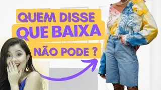 Bermudas para Baixinhas * Looks que Valorizam sua Altura , eu te ensino - Jorts *