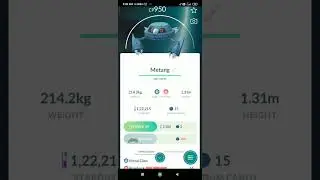 I found Metang in great league.Pokemon Go gameplay in jungle. Pokemon Go🤓👊