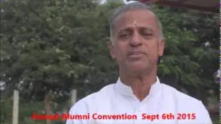 Invite for 15th Annual Convention of Children for Sathya Sai by Sri. J.G. Sreedhar