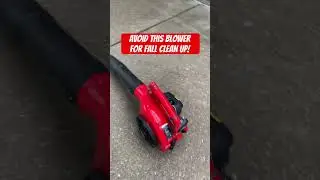 Avoid buying this blower for fall clean up!  Craftsman blower almost new! #blowers