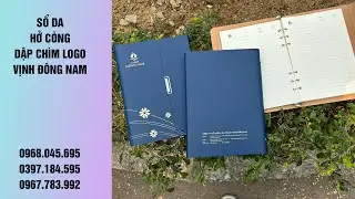 Sổ Da Dập Chìm Logo Vịnh Đông Nam  - Fungift
