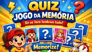 VOCÊ CONSEGUE CHEGAR NO NÍVEL DIFÍCIL? 🧠🔥 | Jogo da Memória | Minutos Quiz | #1